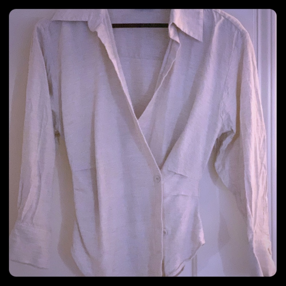 & Other Stories Wrap Shirt